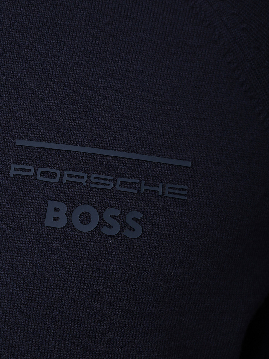 Джемпер шерстяной BOSS 50531197/404 Синий  Фото 6