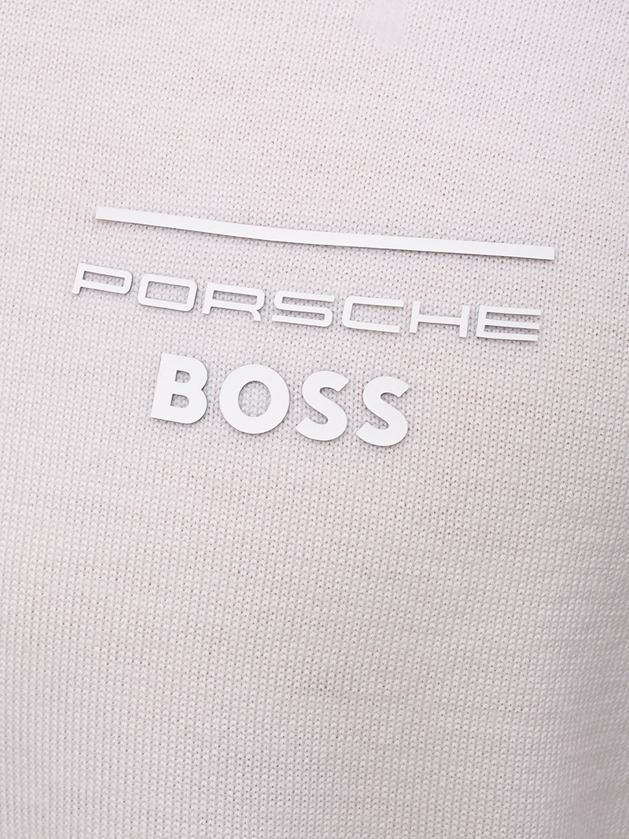 Джемпер шерстяной BOSS 50531197/100 Белый  Фото 6