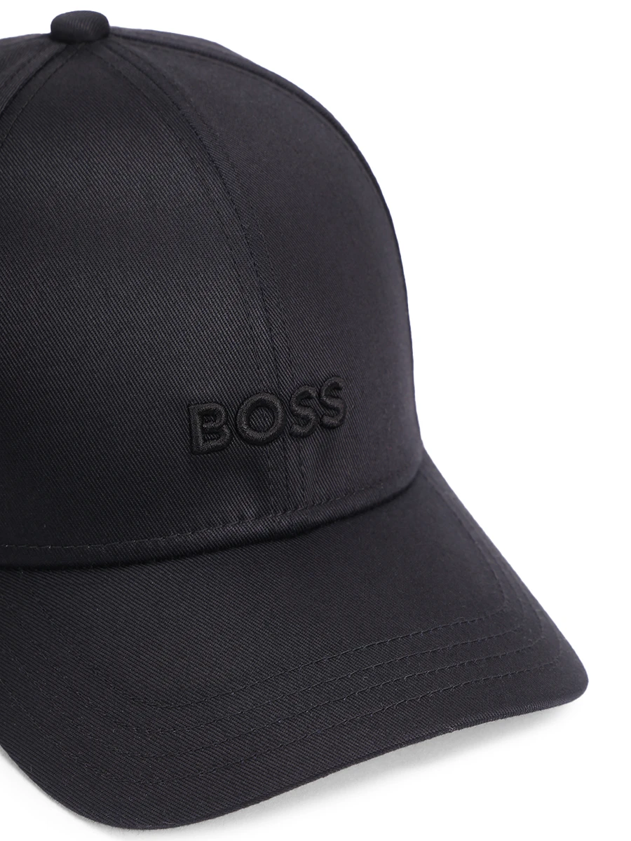 Бейсболка хлопковая BOSS 50495121/002 Черный  Фото 3