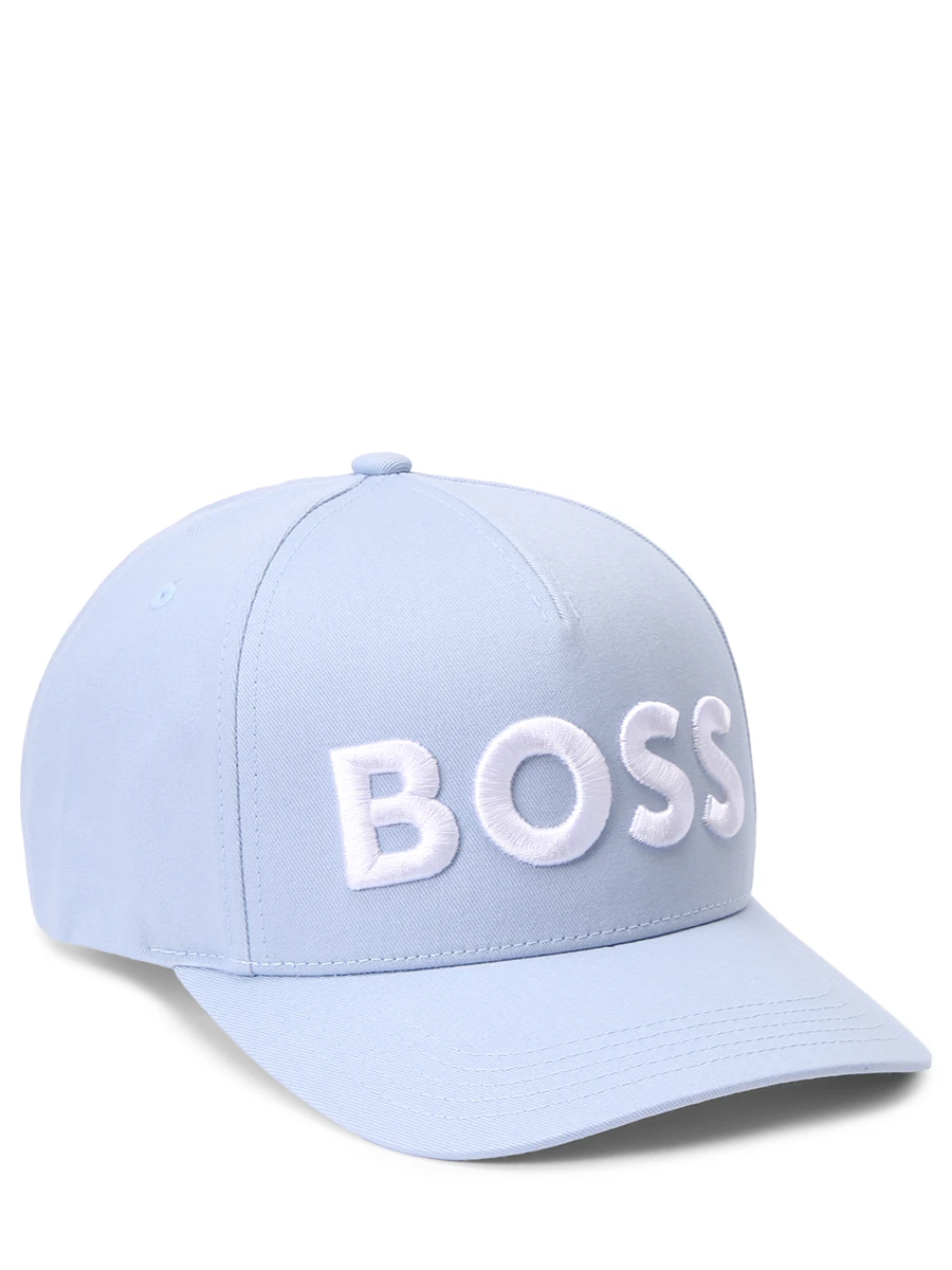 Бейсболка хлопковая BOSS 50536482/454 Голубой 