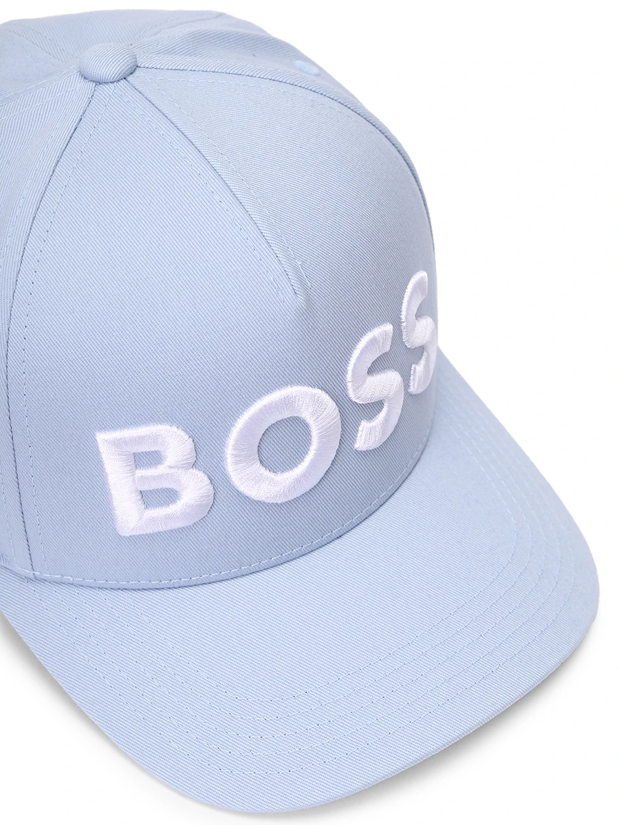 Бейсболка хлопковая BOSS 50536482/454 Голубой  Фото 3