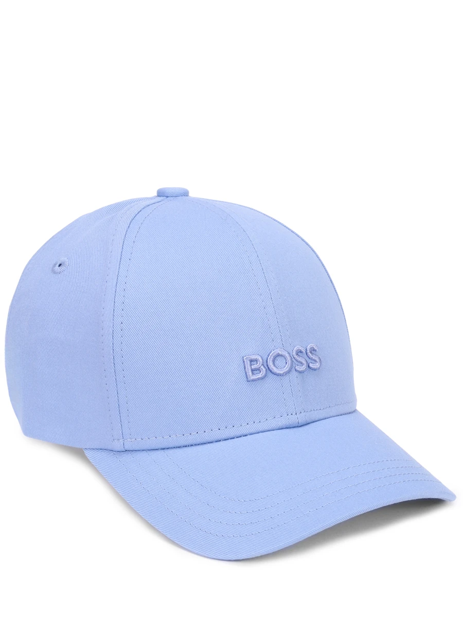 Бейсболка хлопковая BOSS 50519889/430 Голубой 