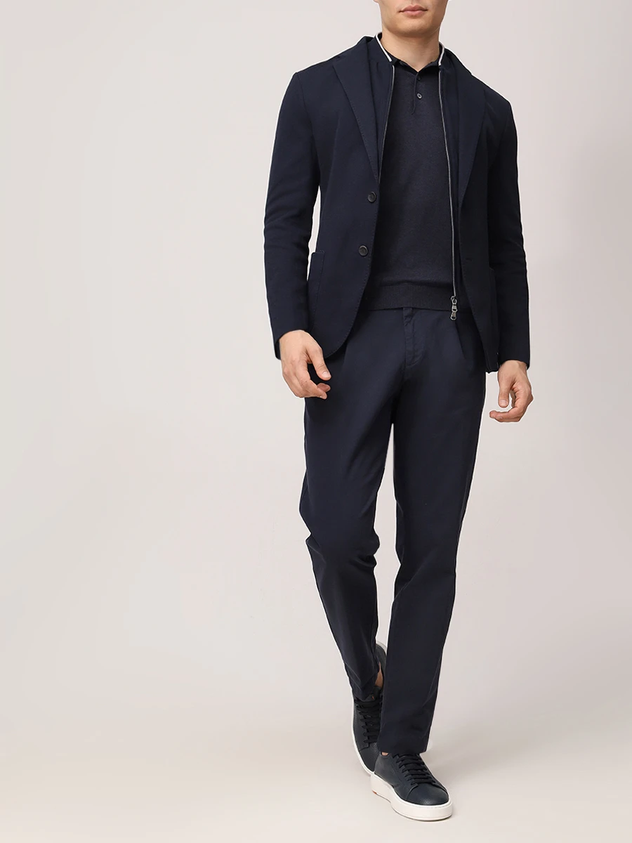 Брюки Regular Tapered Fit BOSS 50524390/404 Синий  Фото 2