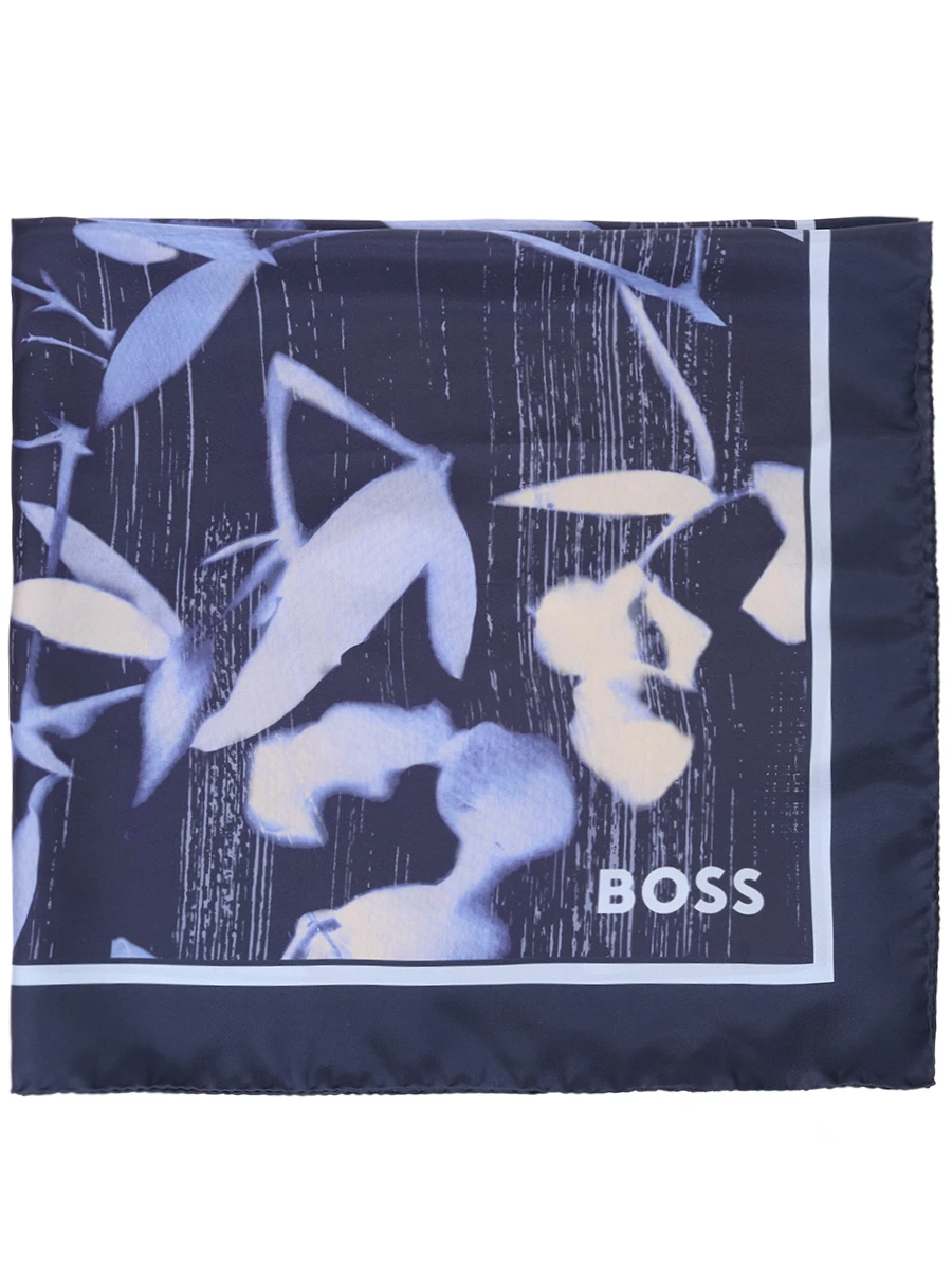 Платок шелковый BOSS 50536118/406 Синий 