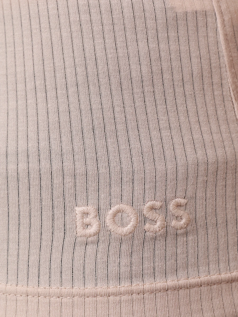 Майка из модала BOSS 50535807/270 Бежевый  Фото 6