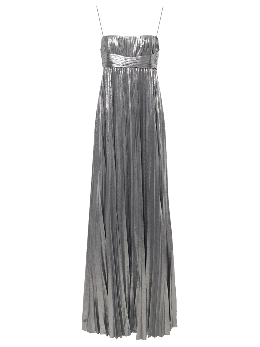 Платье однотонное RETROFETE FW24-9674 Серебряный 