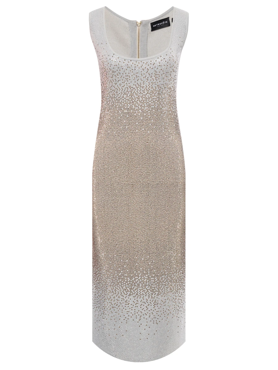 Платье вязаное RETROFETE R25-10875 Серебряный 