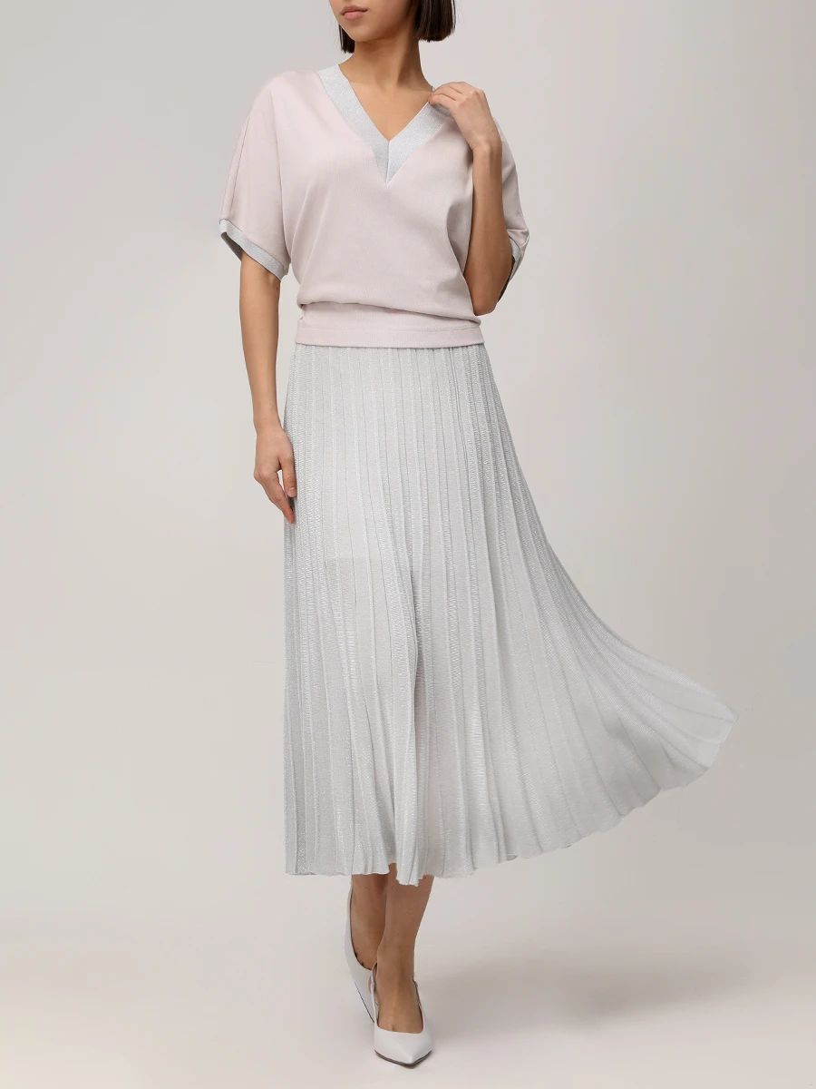 Футболка хлопковая GRAN  SASSO P20256026980369125 Серый  Фото 2