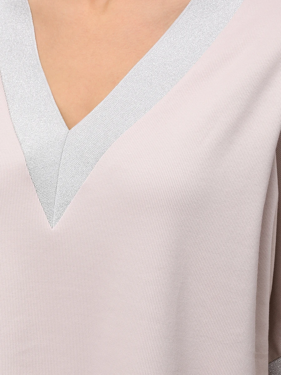 Футболка хлопковая GRAN  SASSO P20256026980369125 Серый  Фото 5