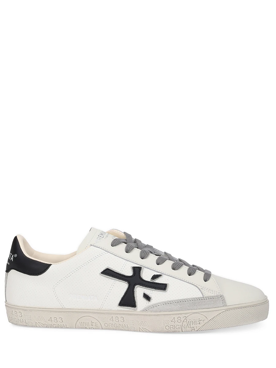 

Кеды кожаные Steven, Черный, STEVEN 7291