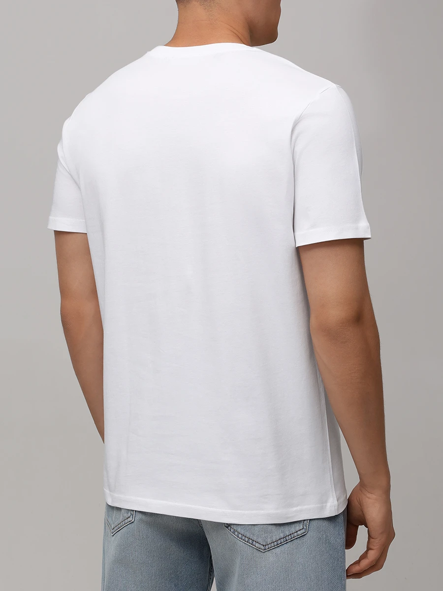 

Футболка хлопковая, Белый, SANTORINI