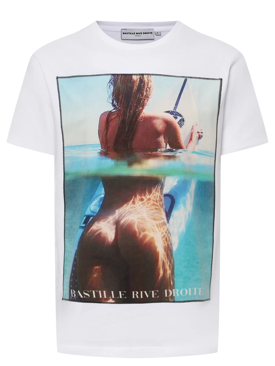 

Футболка хлопковая, Белый, SURFESA