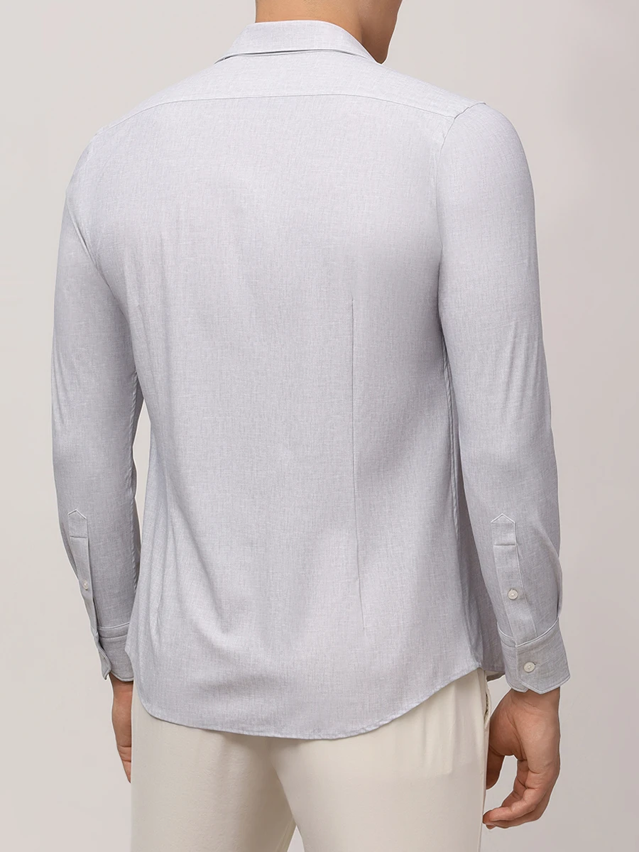 

Рубашка однотонная, Серый, AR25ST22CA NET504