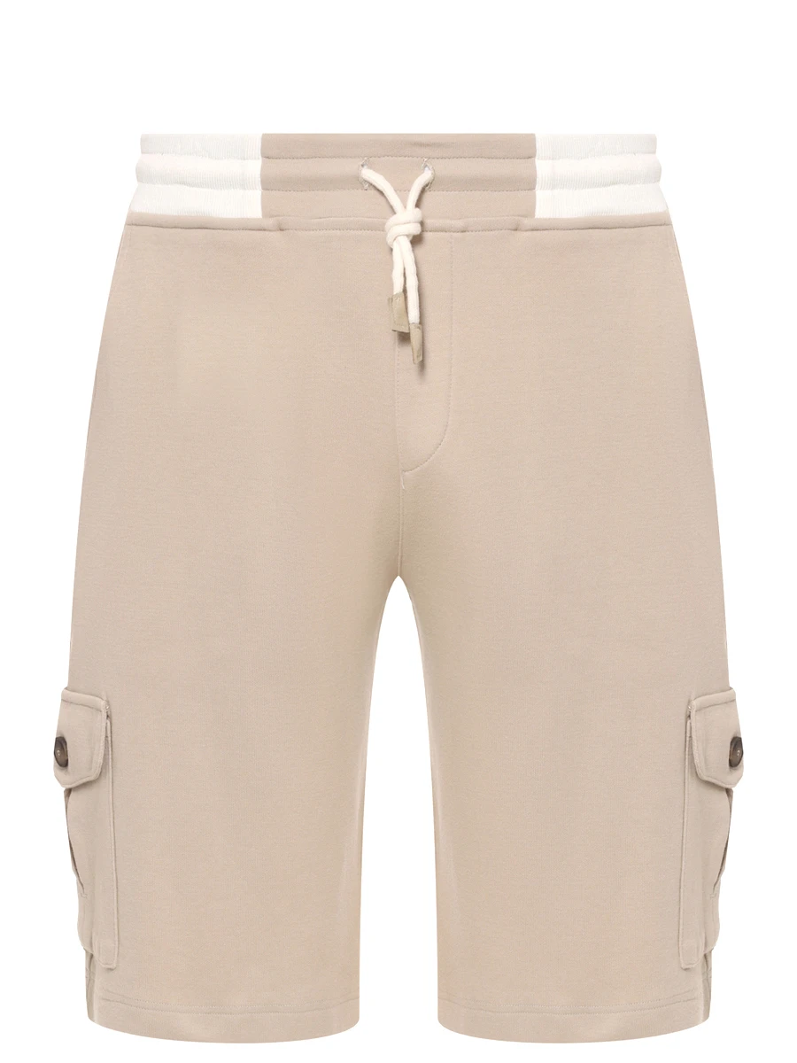 

Шорты-карго хлопковые, Бежевый, 76118/76010/110