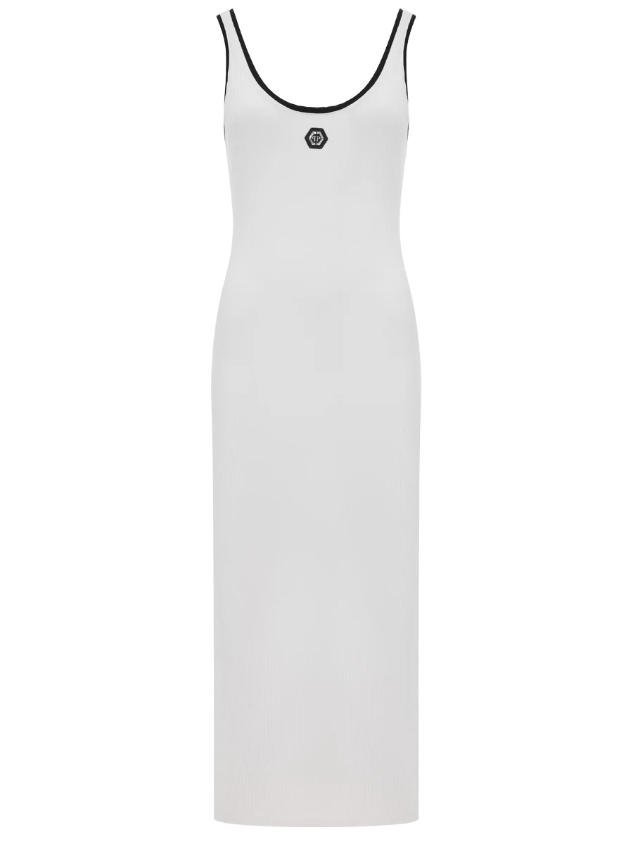 Платье хлопковое PHILIPP PLEIN .WRG3354/01 Белый 