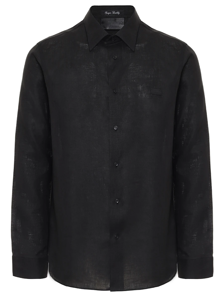 

Рубашка льняная, Черный, .MRP2433/02