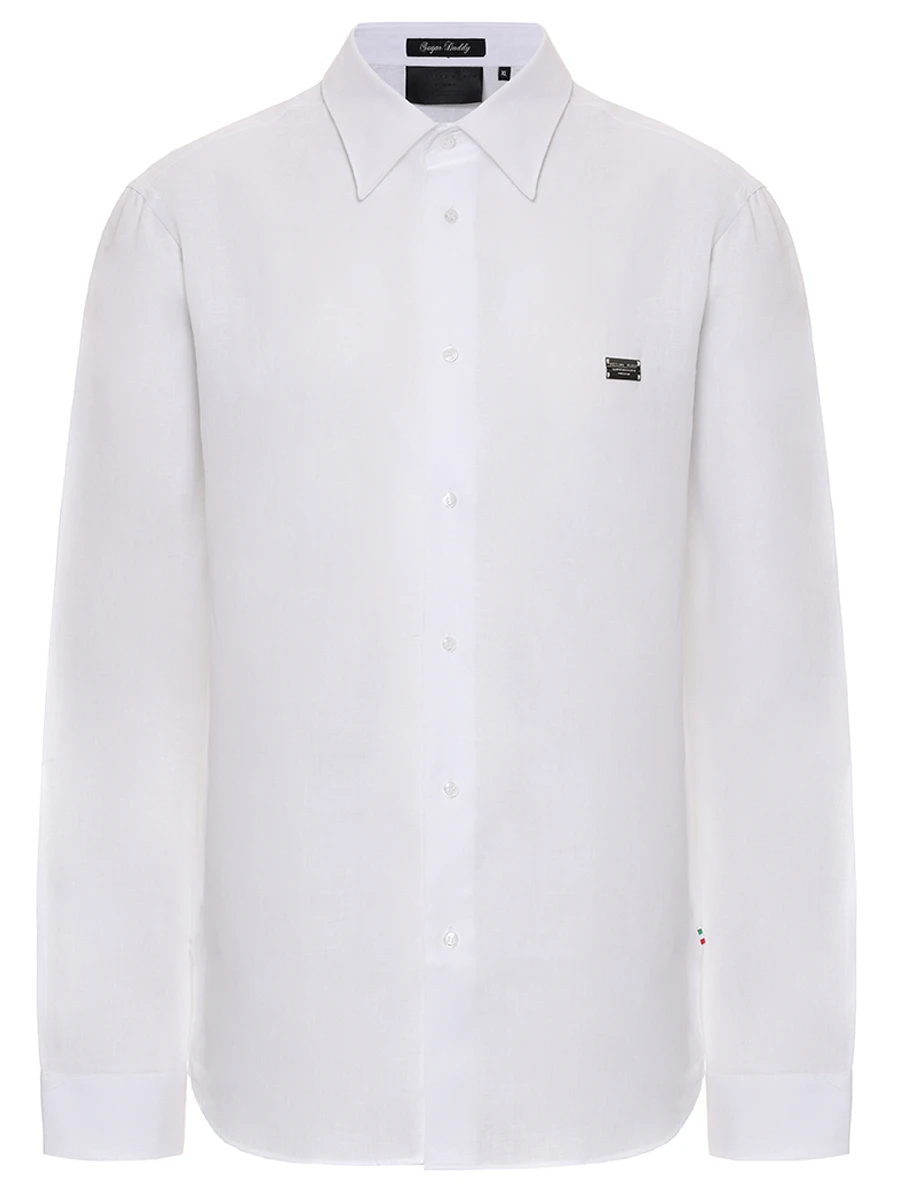Рубашка льняная PHILIPP PLEIN .MRP2433/01 Белый 