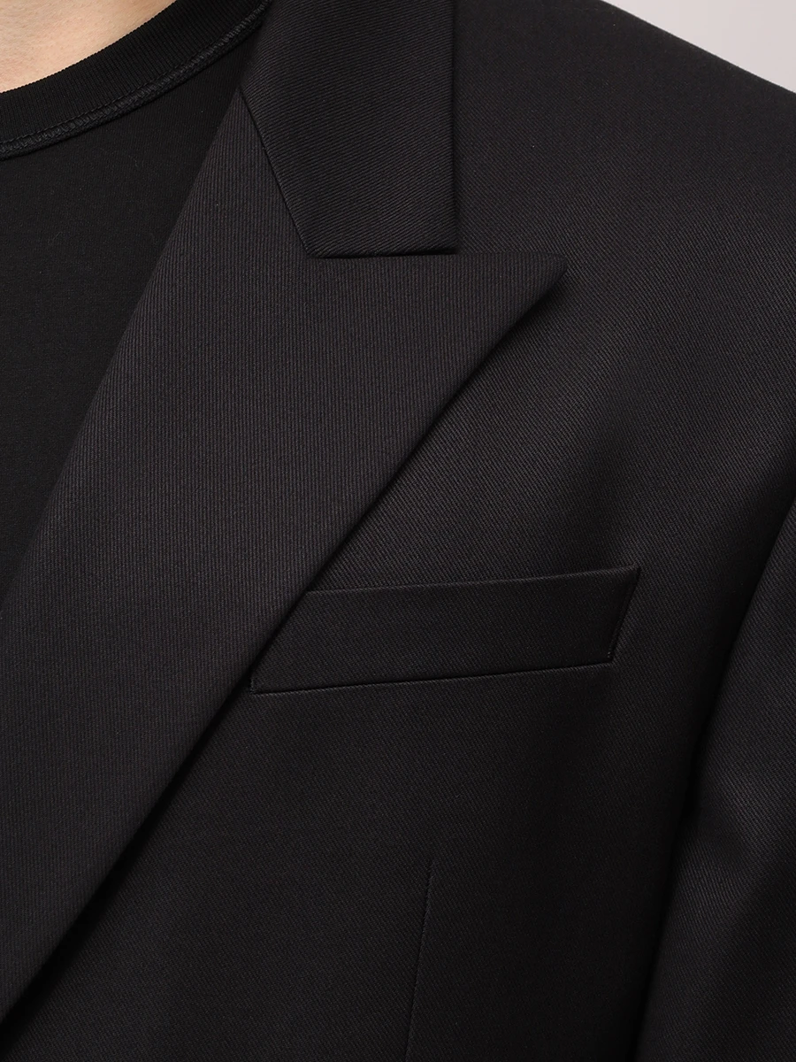 Костюм из лиоцелла и хлопка HUGO 50532932/50532926/001 Черный  Фото 5