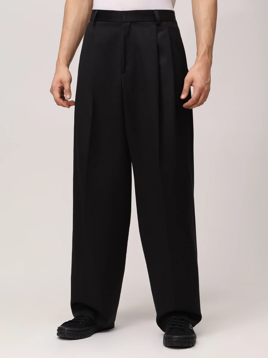 Костюм из лиоцелла и хлопка HUGO 50532932/50532926/001 Черный  Фото 7