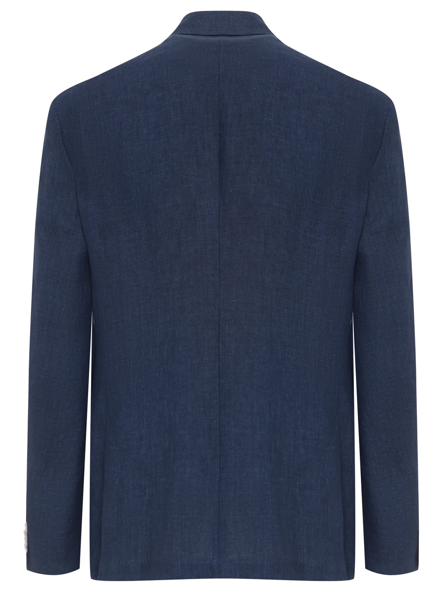 Костюм Slim Fit льняной BOSS 50540516/50540518/404 Синий  Фото 3