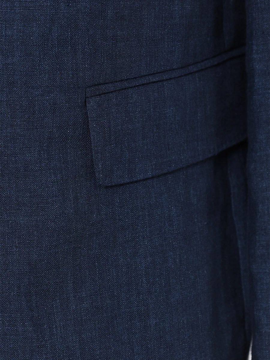 Костюм Slim Fit льняной BOSS 50540516/50540518/404 Синий  Фото 4