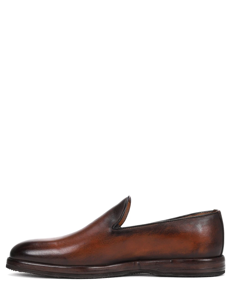 

Лоферы кожаные, Коричневый, DOMINO