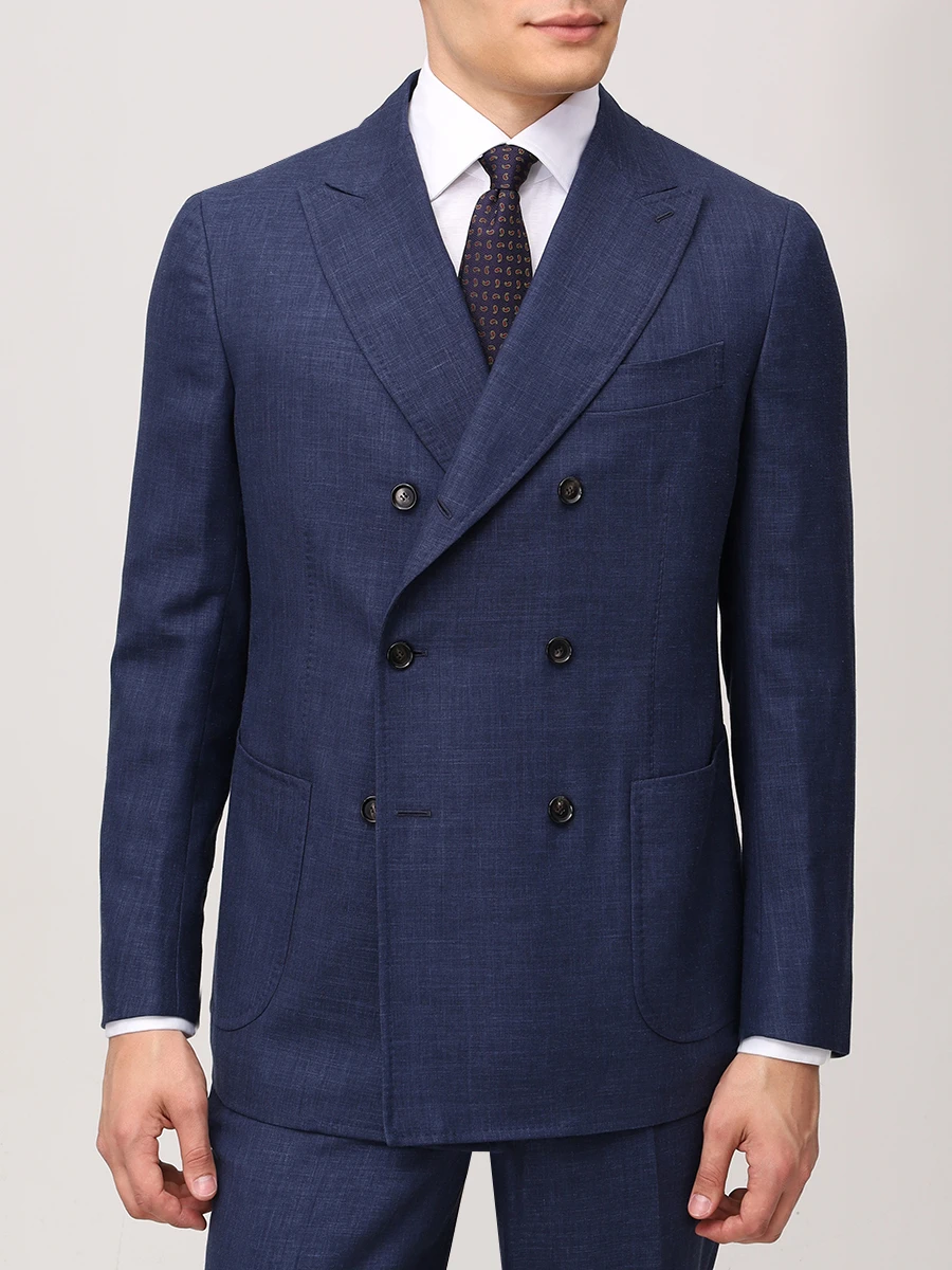 Костюм шерстяной STILE LATINO AUEMILIO609PAB5 GM12423 B37 Синий  Фото 4