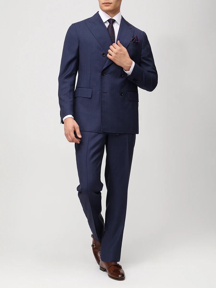 Костюм шерстяной STILE LATINO AUEMILIO609PAB5 AW12437 B35 Синий  Фото 2