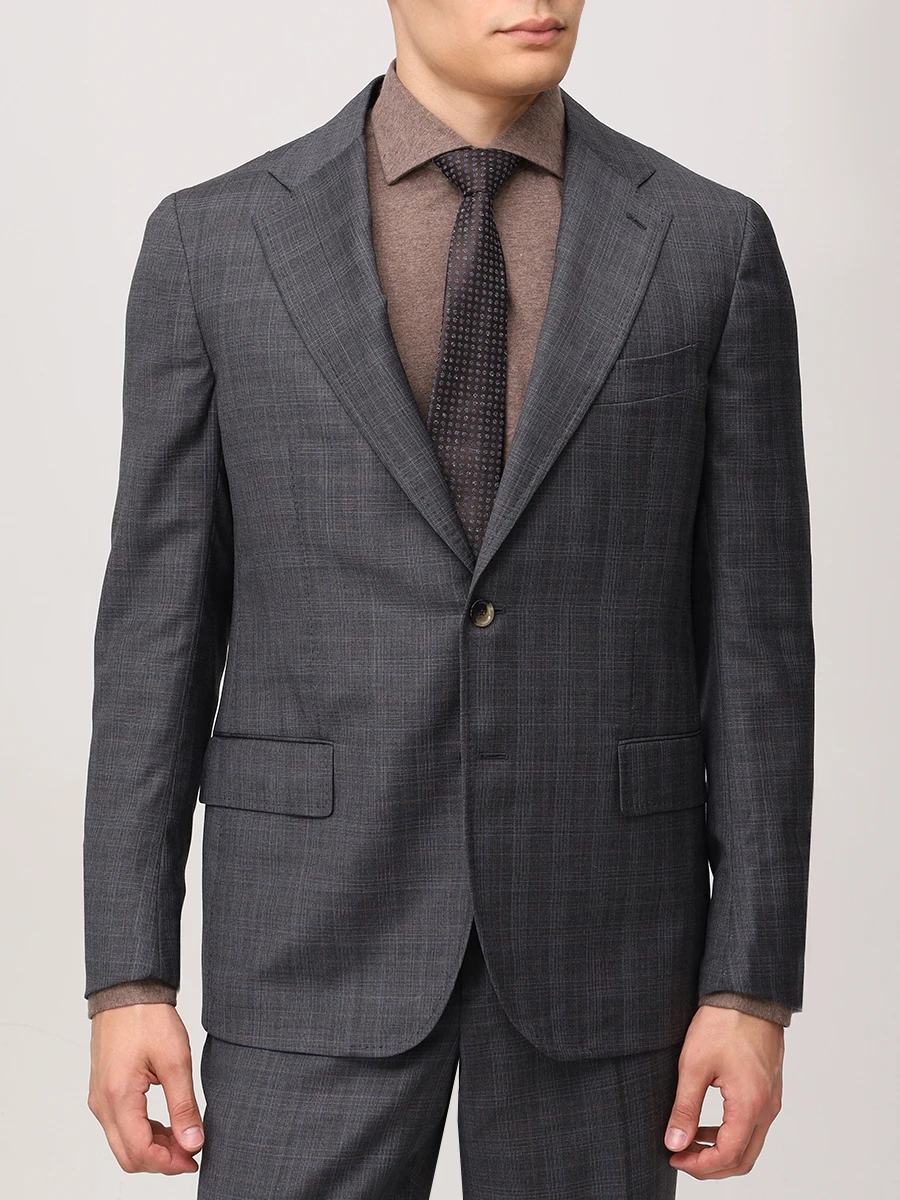 Костюм шерстяной STILE LATINO AUFAUSTO20PAB3 AW12437 G24 Серый  Фото 4