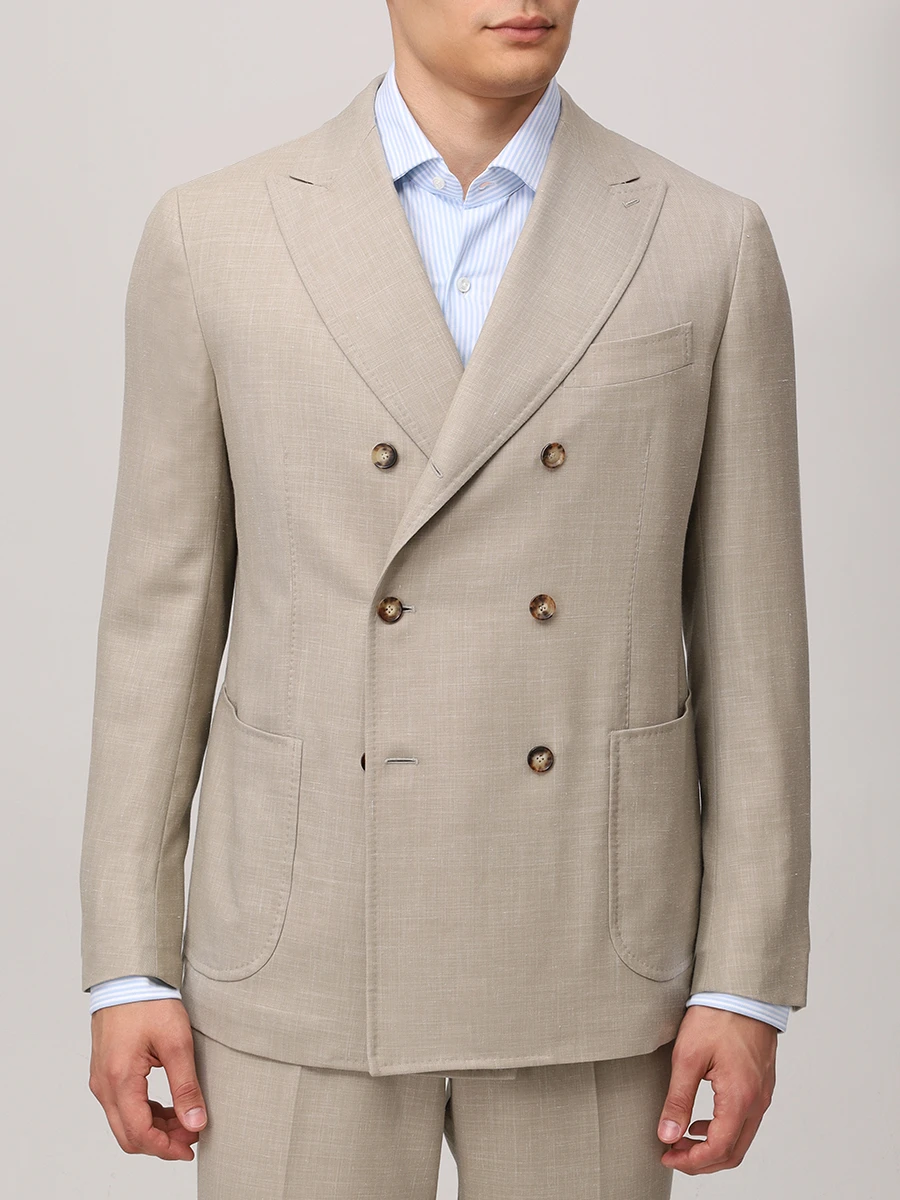 Костюм шерстяной STILE LATINO AUEMILIO609PAB5 GM12423 N10 Бежевый  Фото 4