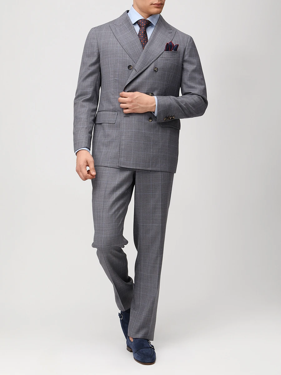 Костюм шерстяной STILE LATINO AUEMILIO609PAB5 AW12437 G16 Серый  Фото 2