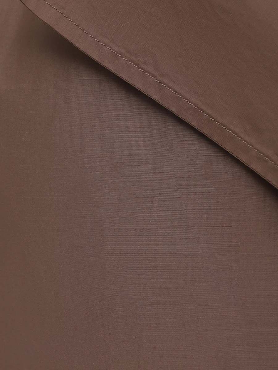 Плащ однотонный BRUNELLO CUCINELLI MG5019909 C2925 Коричневый  Фото 6