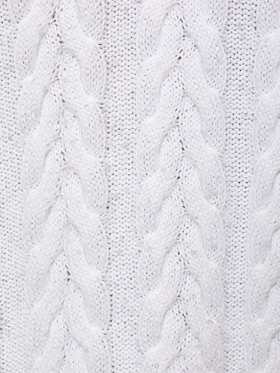 

Пуловер хлопковый, Белый, MDV798102 CJ159