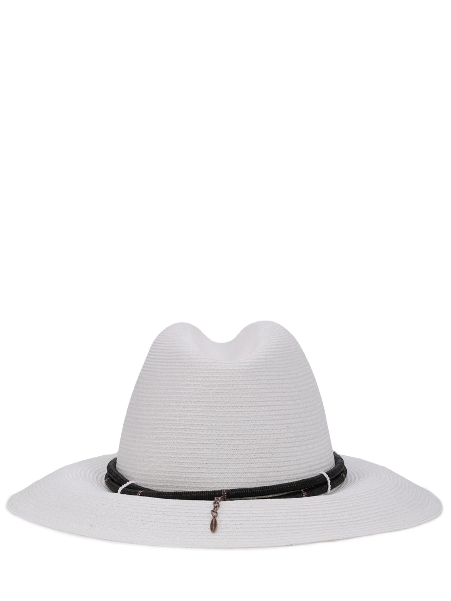 Шляпа плетеная BRUNELLO CUCINELLI MCAP91012 C159 Белый  Фото 2