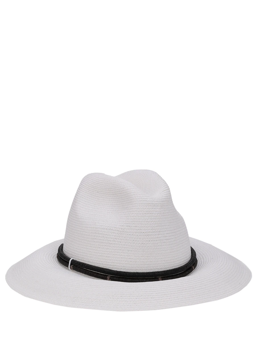 Шляпа плетеная BRUNELLO CUCINELLI MCAP91012 C159 Белый 