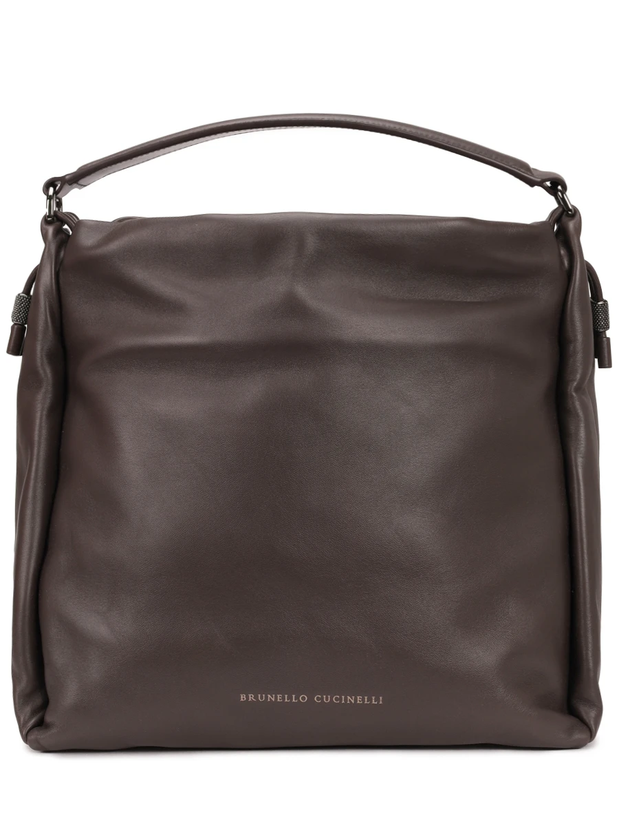 Сумка кожаная BRUNELLO CUCINELLI MBGPD3611 C8279 Коричневый 