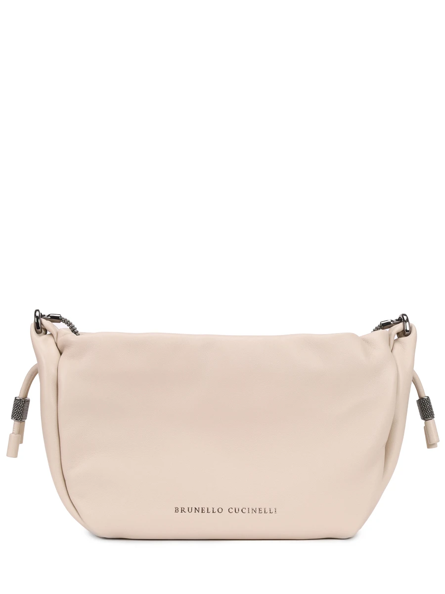 Сумка кожаная BRUNELLO CUCINELLI MBGPD2667 C8905 Бежевый 