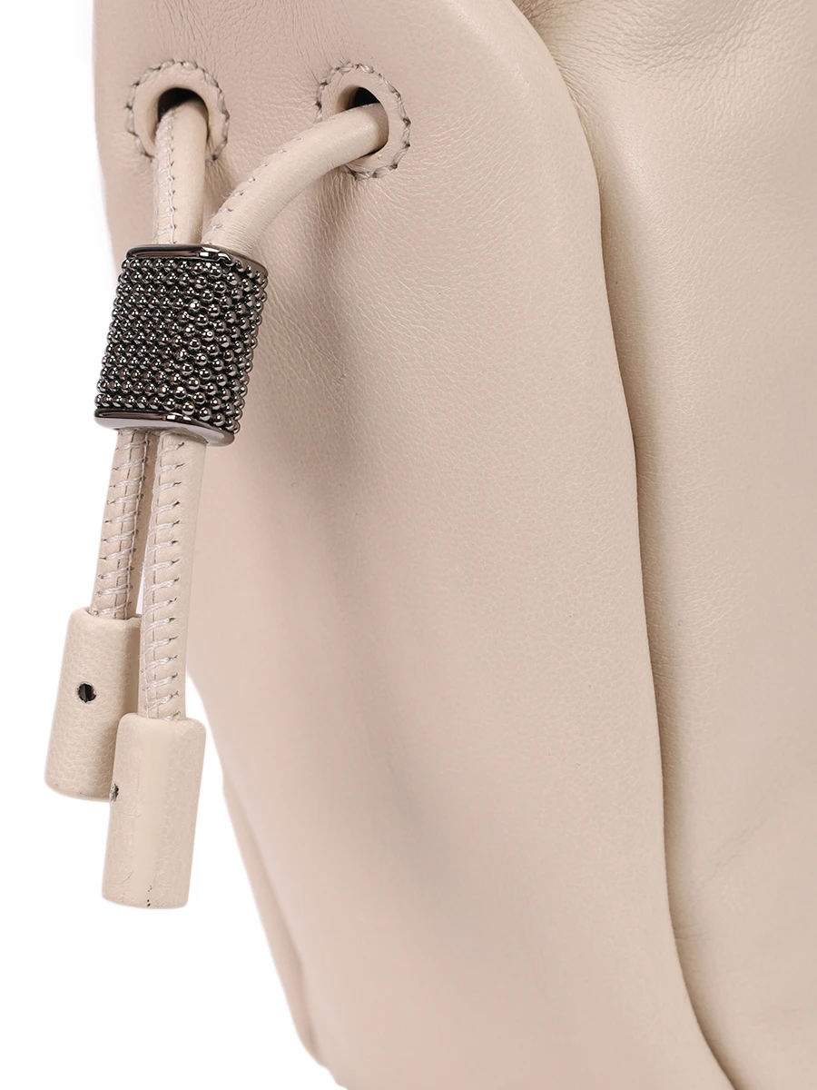 Сумка кожаная BRUNELLO CUCINELLI MBGPD2667 C8905 Бежевый  Фото 5