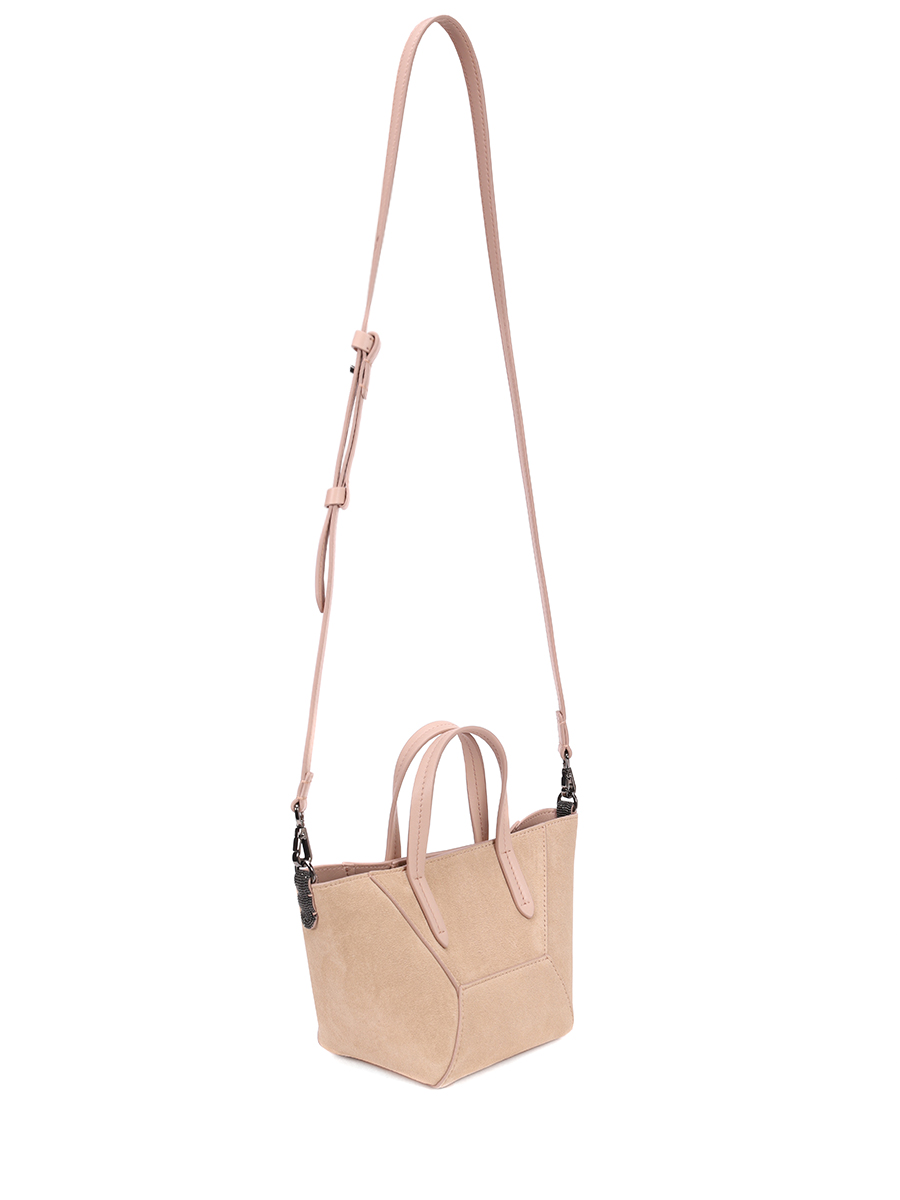 Сумка замшевая BRUNELLO CUCINELLI MBDLD2675 C2649 Розовый  Фото 3