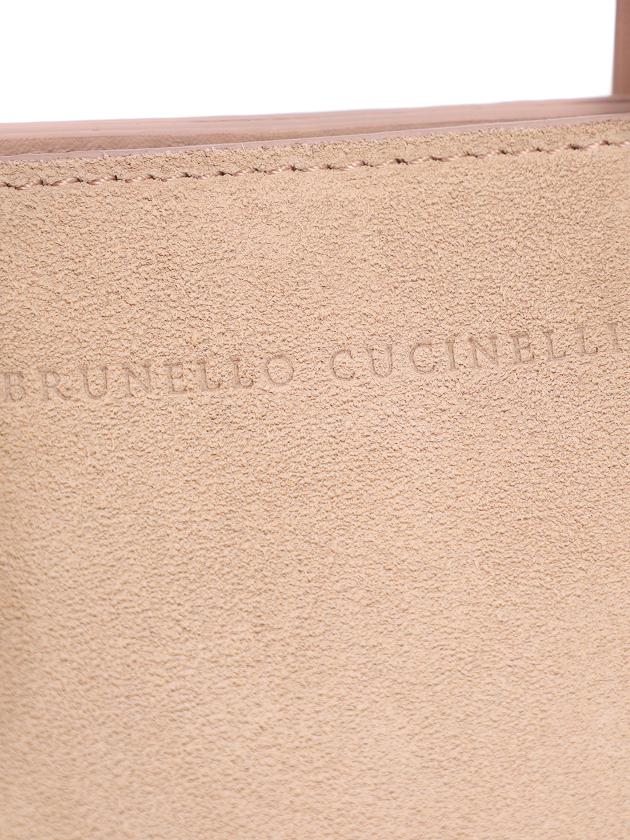 Сумка замшевая BRUNELLO CUCINELLI MBDLD2675 C2649 Розовый  Фото 5