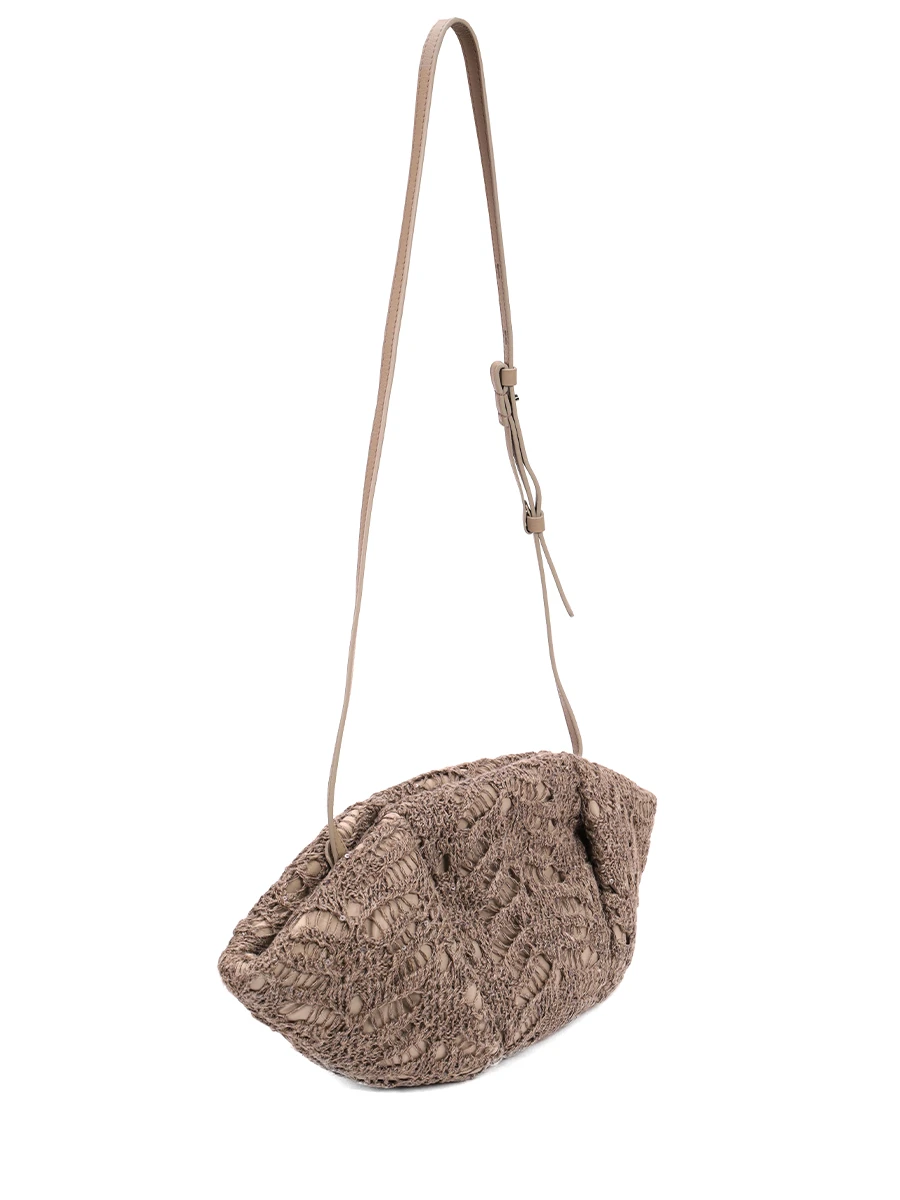 Сумка Pouch Marina Foliage Lace BRUNELLO CUCINELLI MBGDD2697 C3765 Бежевый  Фото 3