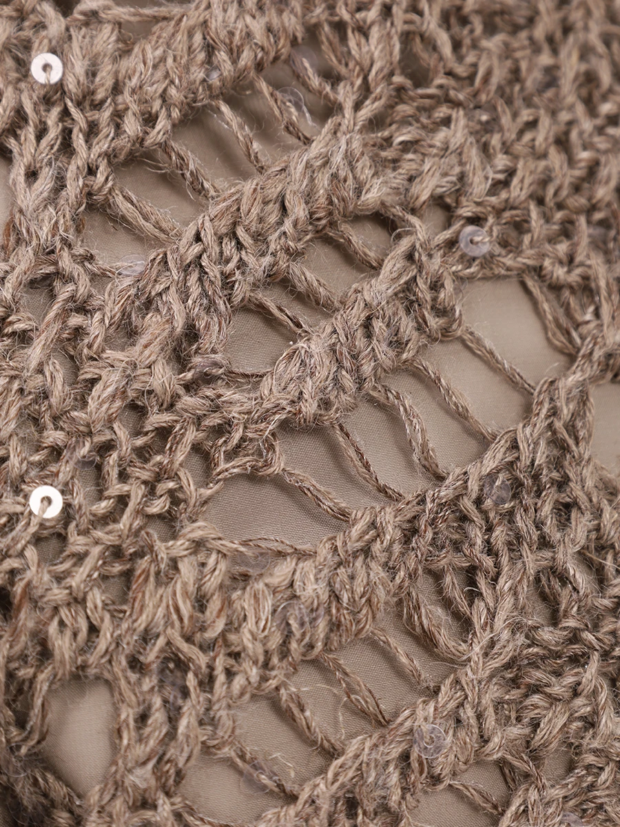 Сумка Pouch Marina Foliage Lace BRUNELLO CUCINELLI MBGDD2697 C3765 Бежевый  Фото 5