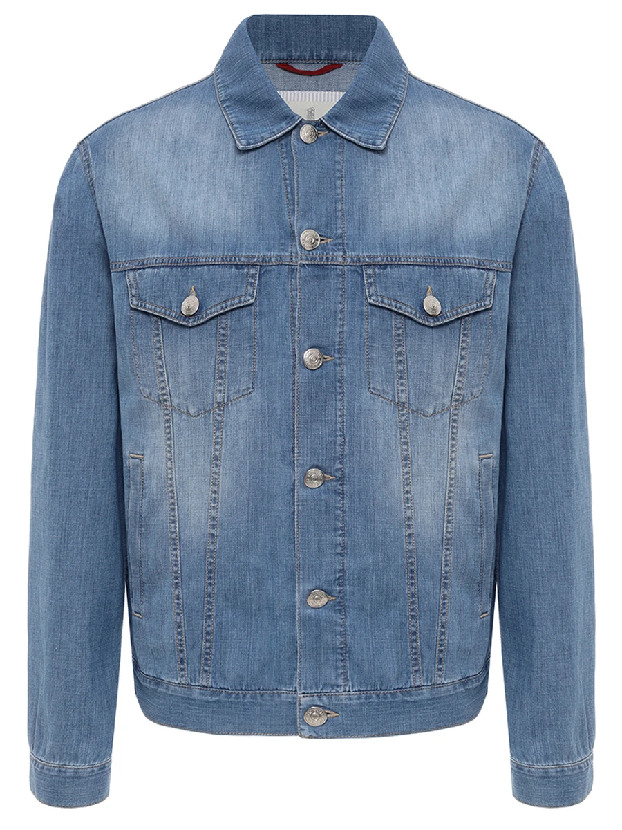 Куртка джинсовая BRUNELLO CUCINELLI ME6456909 C1470 Синий 