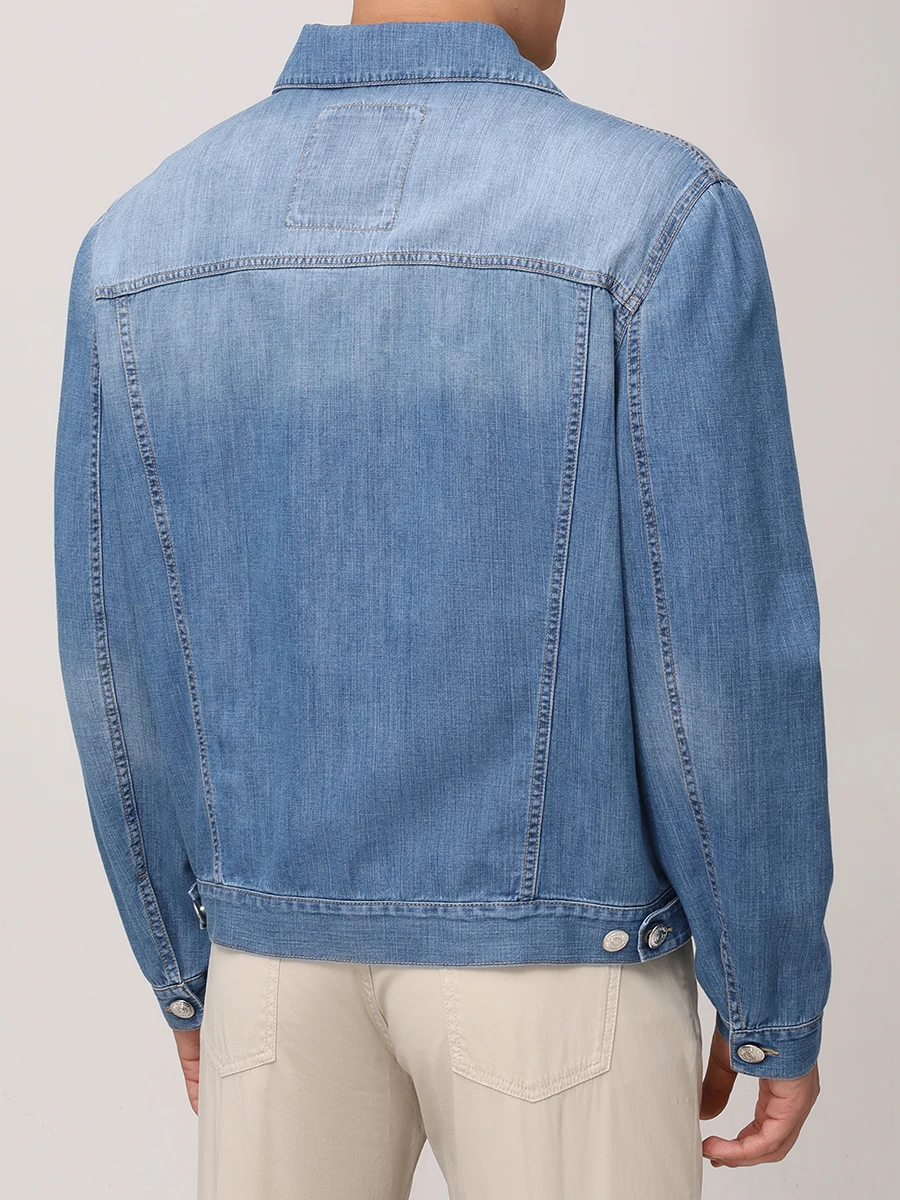 Куртка джинсовая BRUNELLO CUCINELLI ME6456909 C1470 Синий  Фото 3