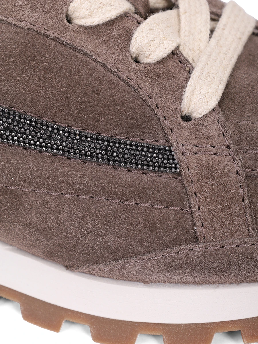 

Кроссовки замшевые, Коричневый, MZSFG2943 C8187