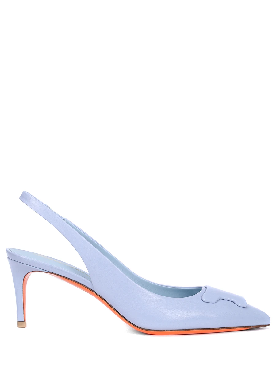 Туфли кожаные SANTONI WDLS71474HA2TSZAZ50 Голубой 
