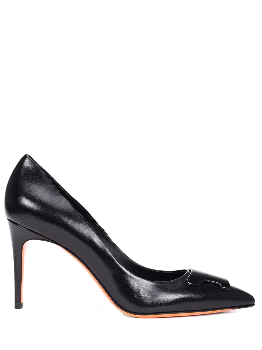 Туфли кожаные SANTONI WDID71207HI2TSZAN01 Черный 
