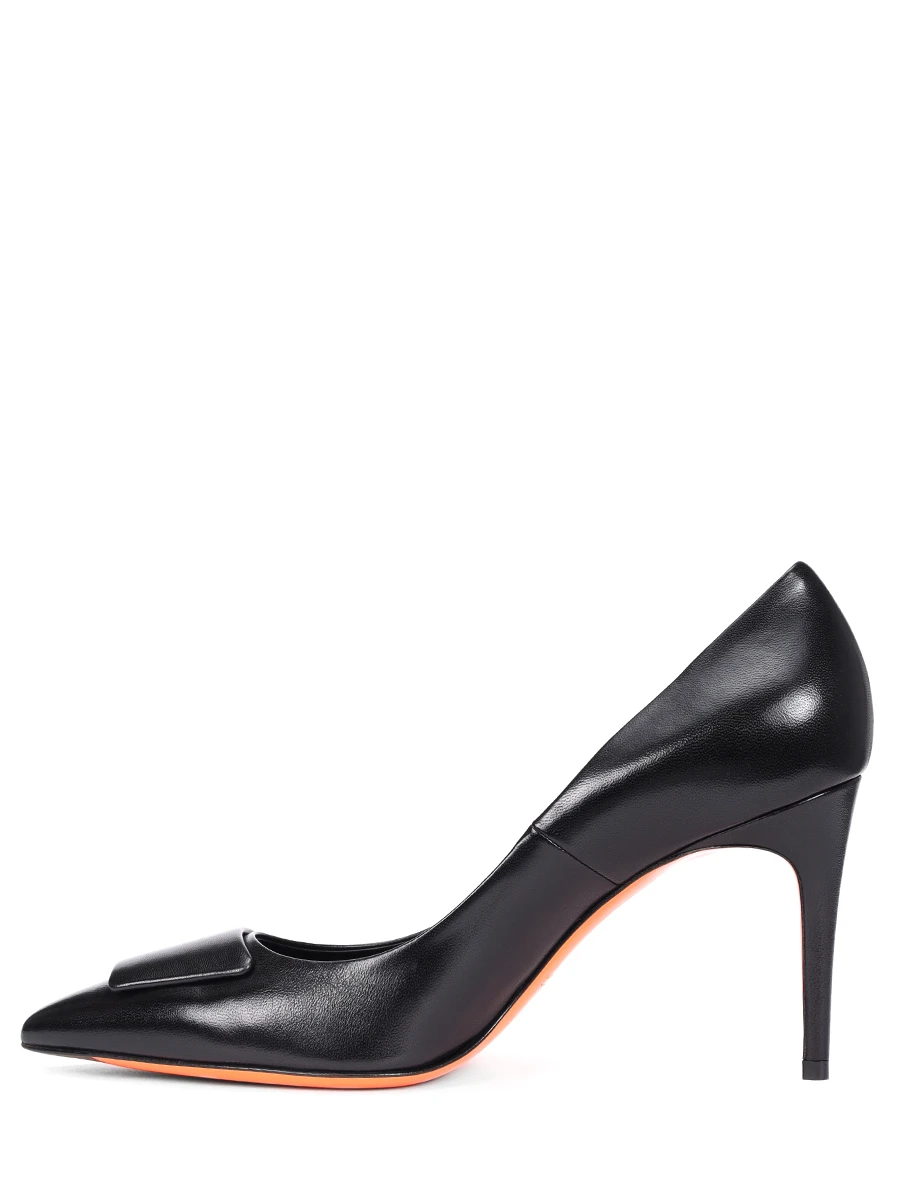 Туфли кожаные SANTONI WDID71207HI2TSZAN01 Черный  Фото 3