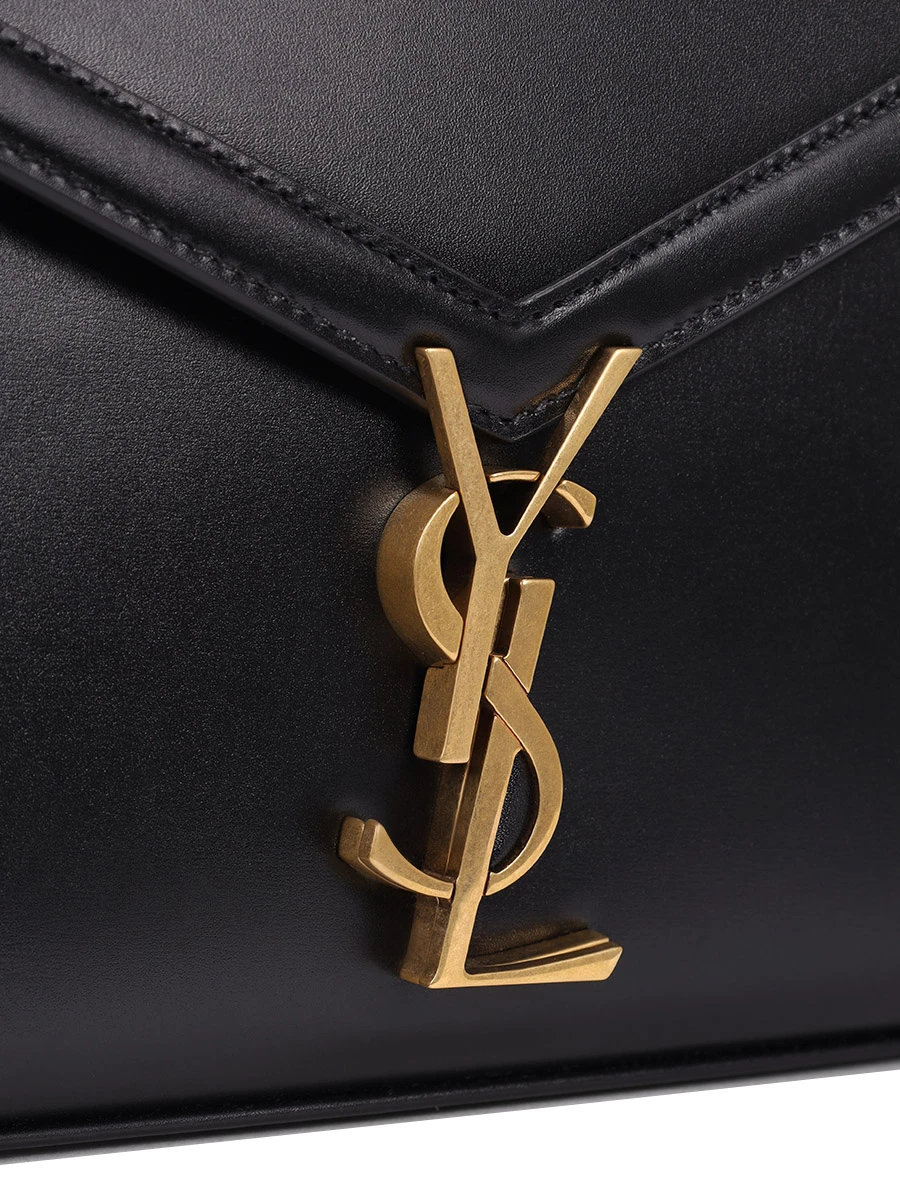 Сумка кожаная Cassandra SAINT LAURENT 6239300SX0W1000 Черный  Фото 5