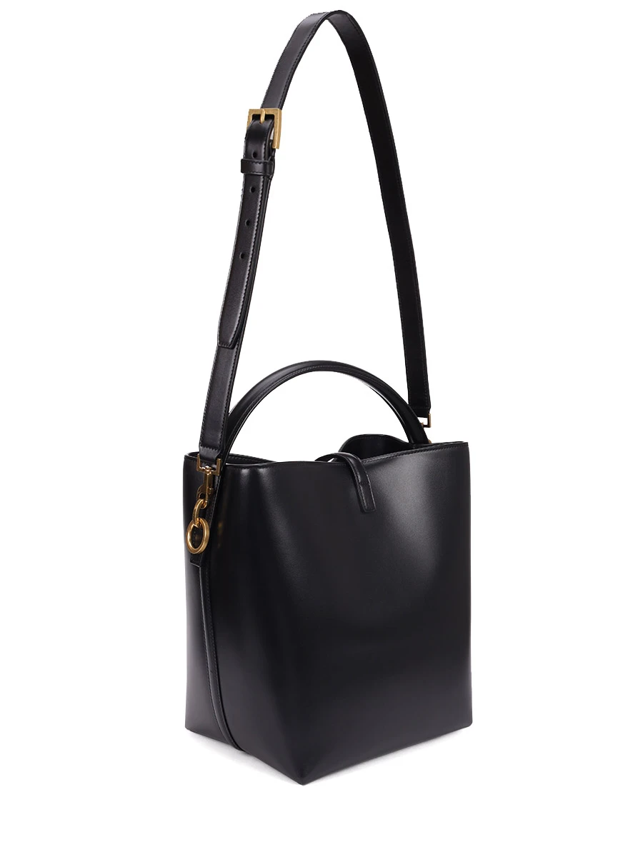 Сумка кожаная Le 37 SAINT LAURENT 742828-2R20W-1000 Черный  Фото 4